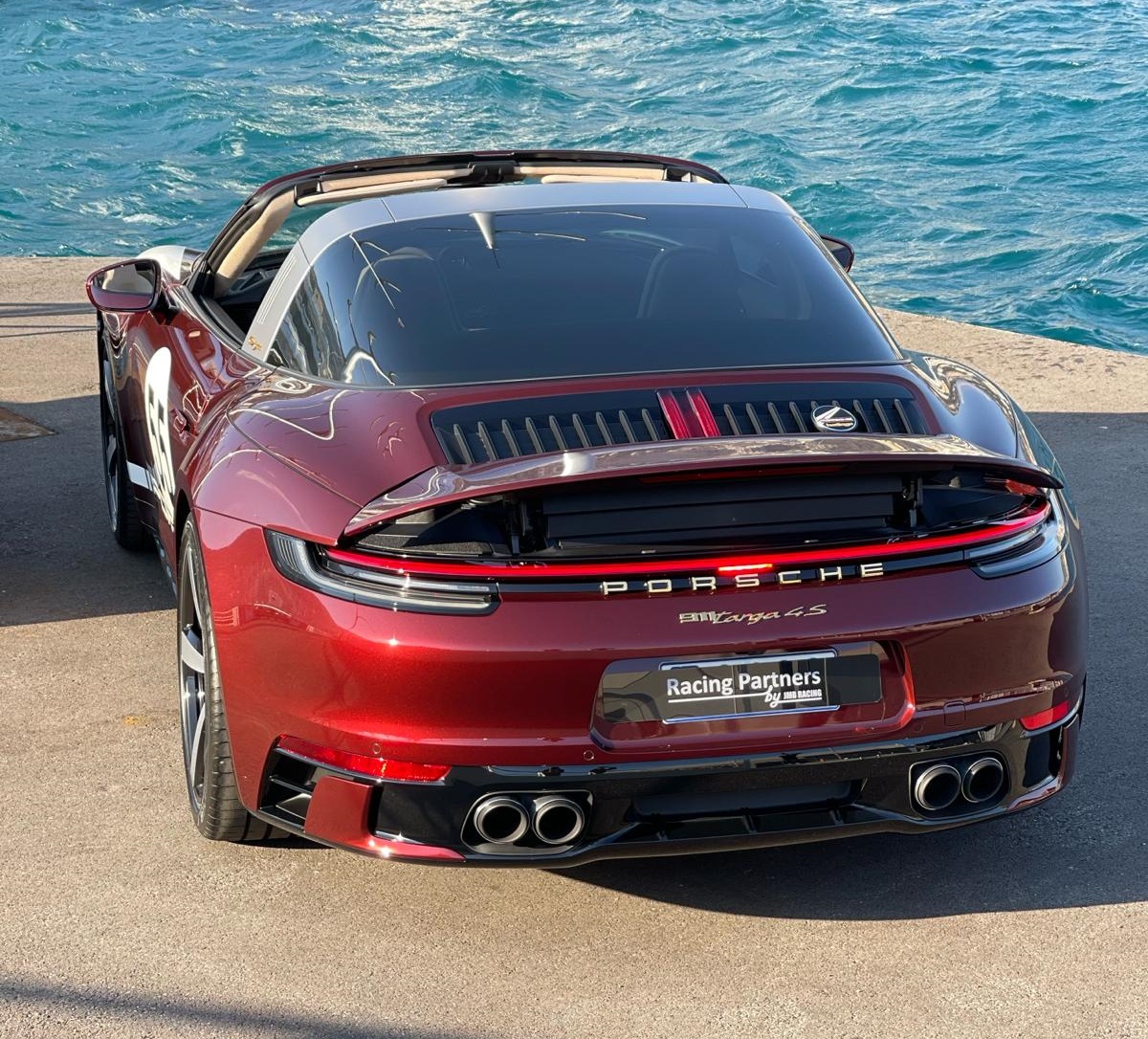 Porsche targa heritage cerise